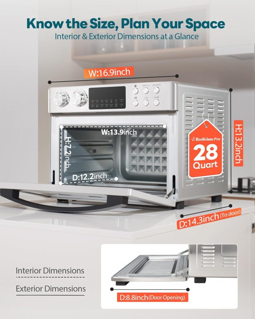 Is a 28-Quart Air Fryer Toaster Oven Combo Worth the Counter Space? A Complete Guide
